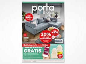 20% auf alle Polstermöbel +5% extra