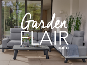 Garden Flair Logo in weiß