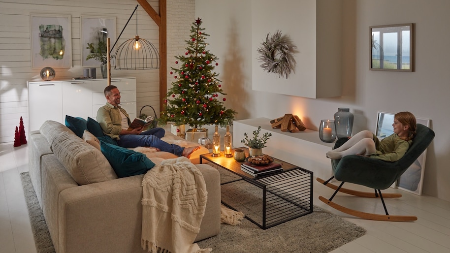Scandinavian Christmas Wohnzimmer