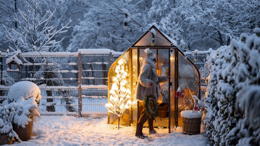 Gartenmöbel schnee