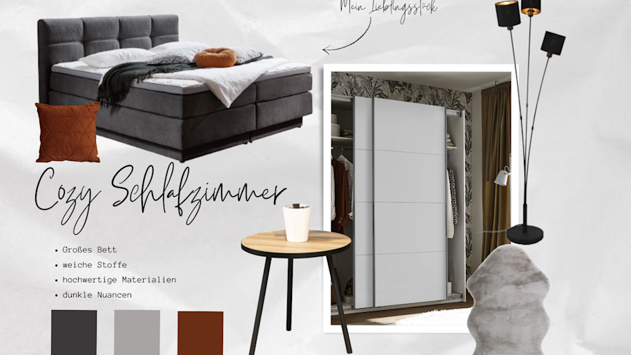 CASAVANTI Boxspringbett PORTAGE Mood-Board 16:10