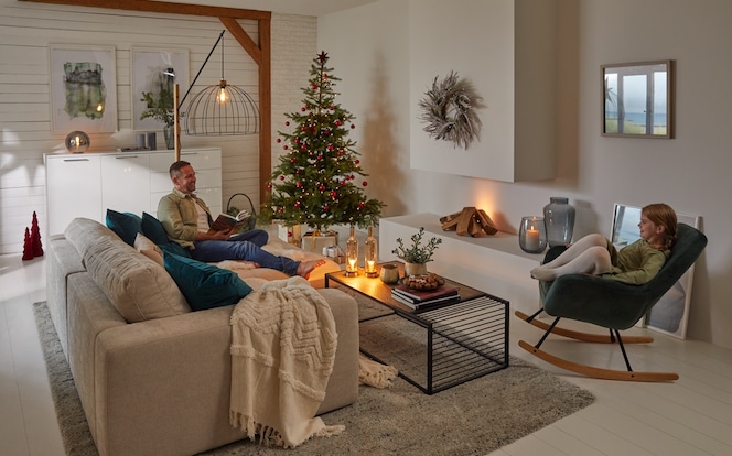 Scandinavian Christmas Wohnzimmer