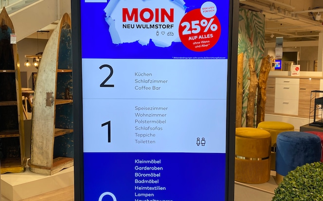 Interaktive Bildschirme porta Neu Wulmstorf