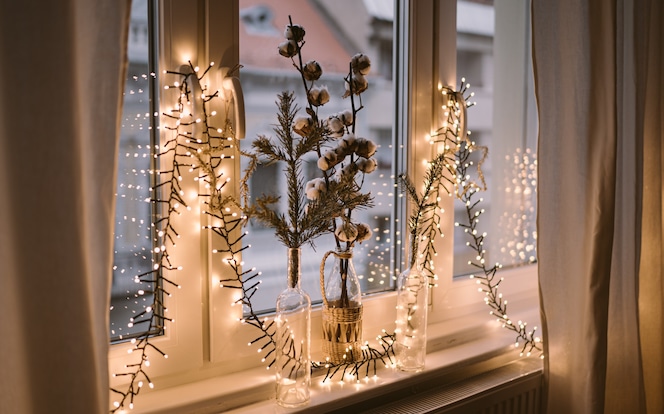 Balkon weihnachtlich dekorieren