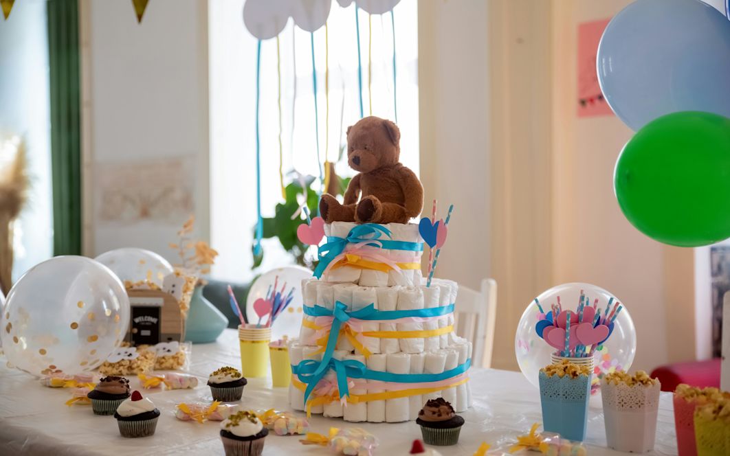 Windeltorte zur Nesting Party