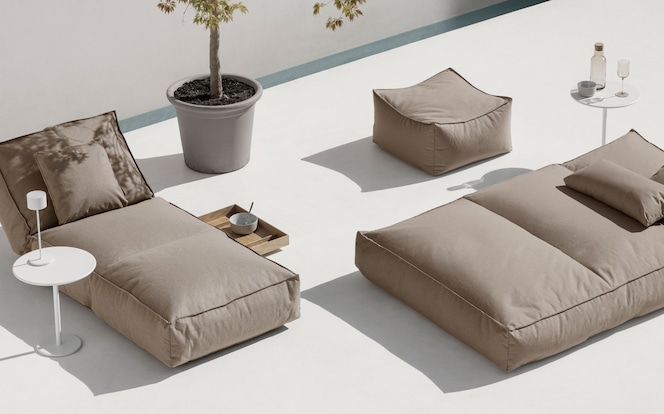 wasserfestes gartensofa blomus loungeliege bett