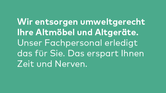 Umweltgerechte Entsorgung