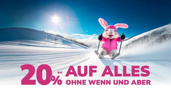 20% Rabatt auf Alles