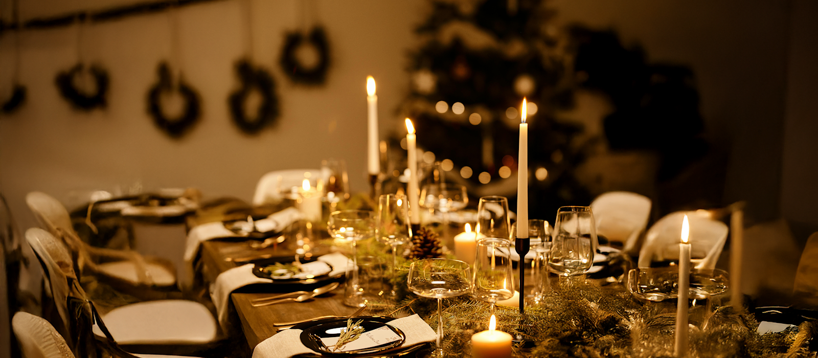 Tischdeko Ideen für Silvester