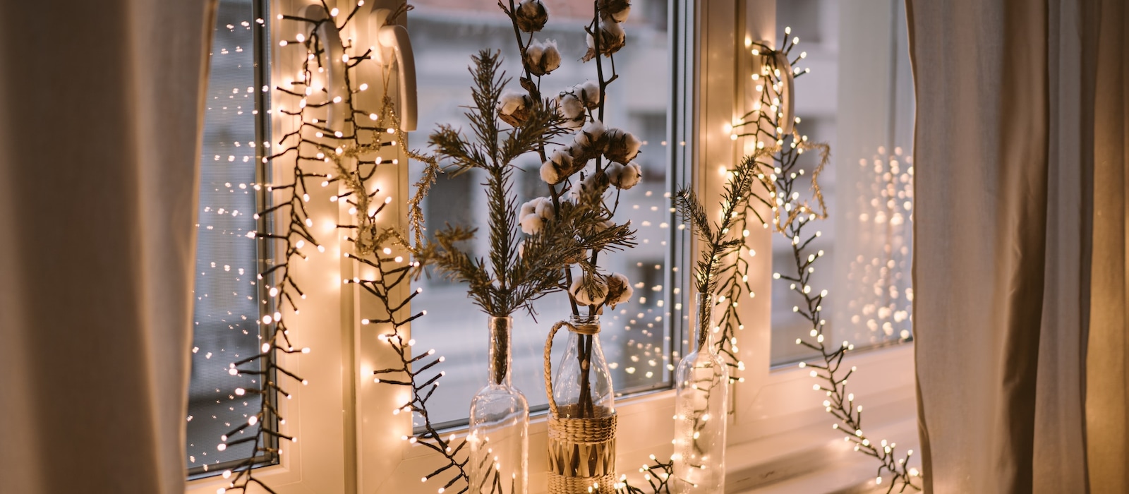 Balkon weihnachtlich dekorieren
