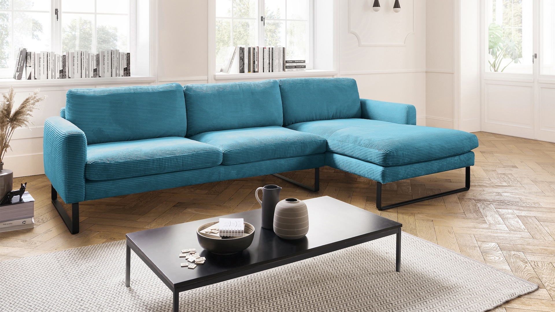Sofa blaugrün