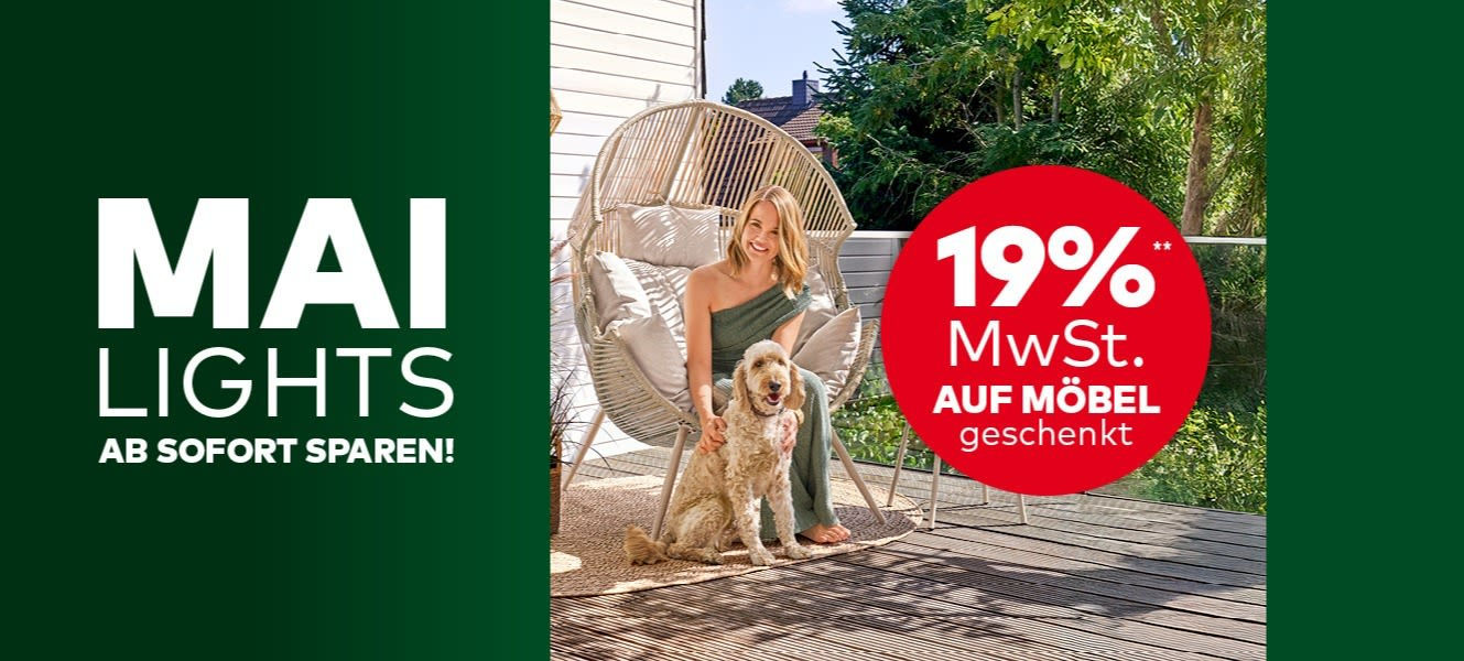 19% MwSt. auf Möbel geschenkt