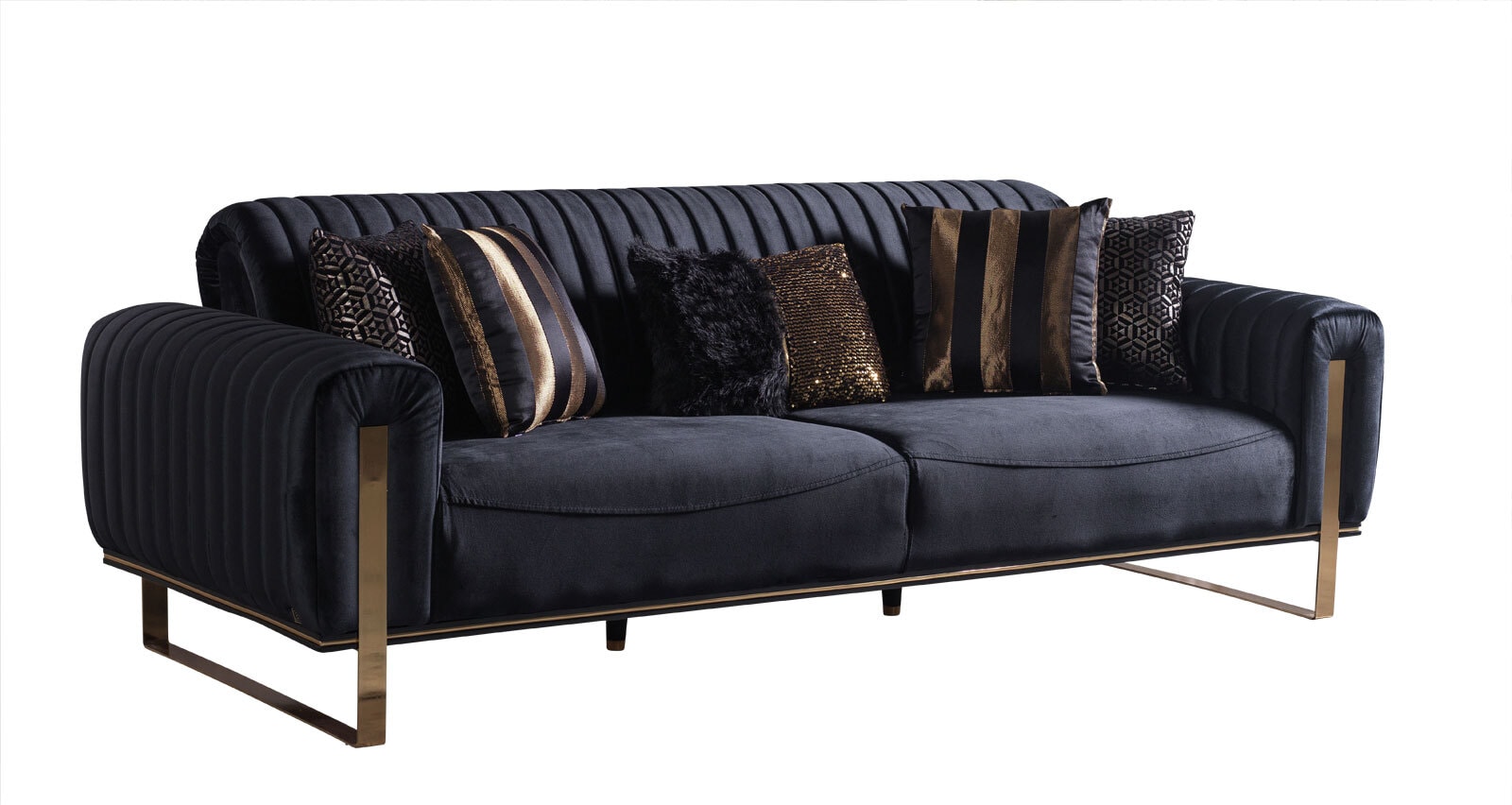 Sofa 3-Sitzer LAGOS anthrazit