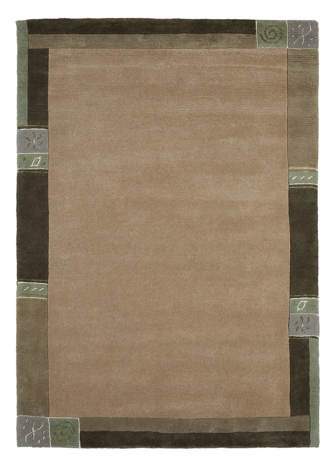 Teppich MANALI 40 x 60 cm braun