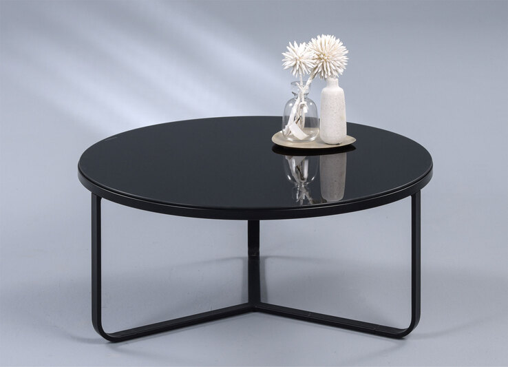 Couchtisch rund NEW YORK schwarz