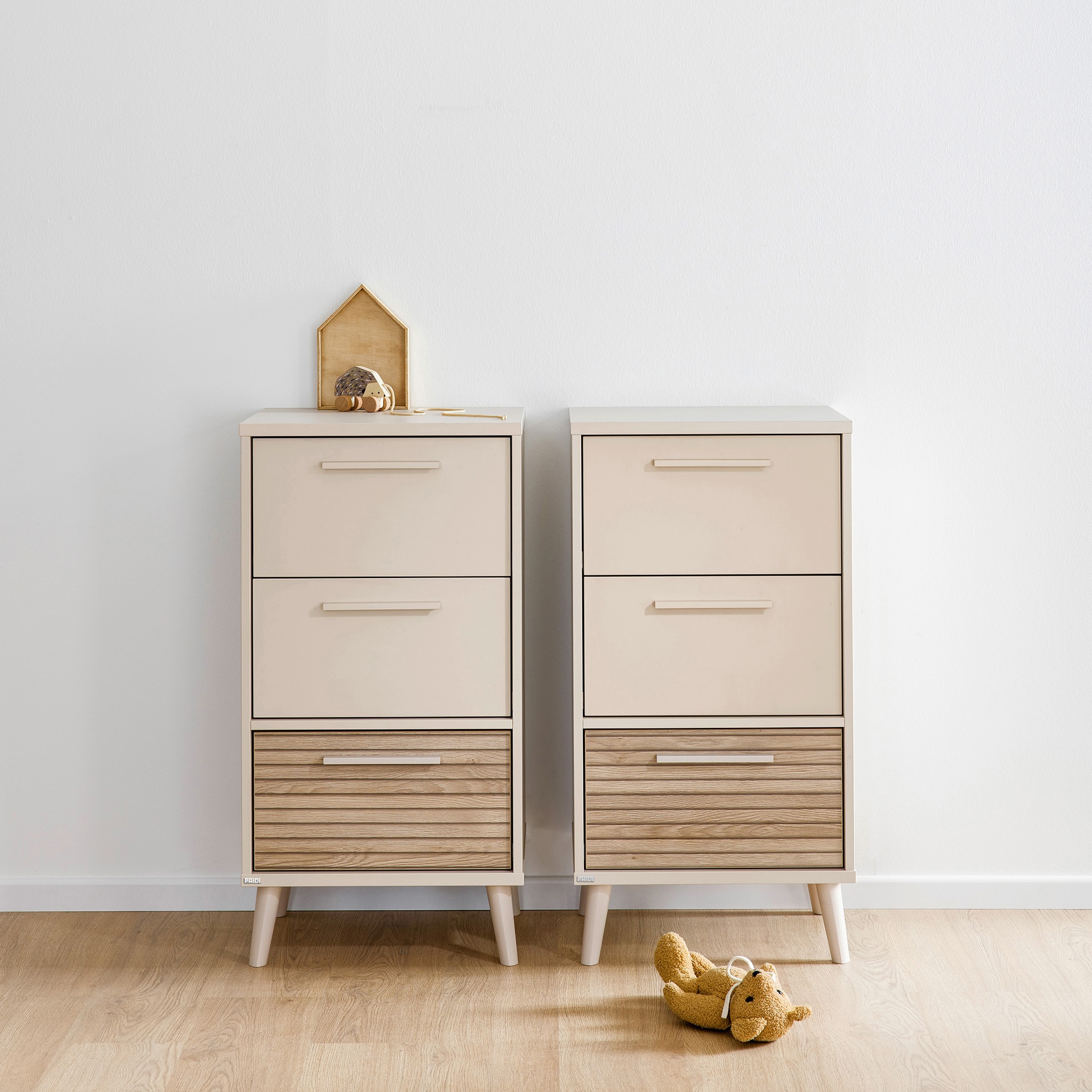 PAIDI Highboard EEFJE beige/ braun