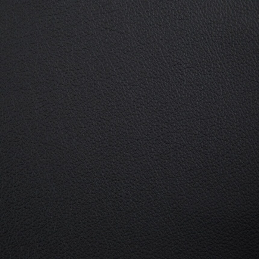 CASAVANTI Ledersofa 3-Sitzer BORNHOLM 190 cm Lederbezug schwarz