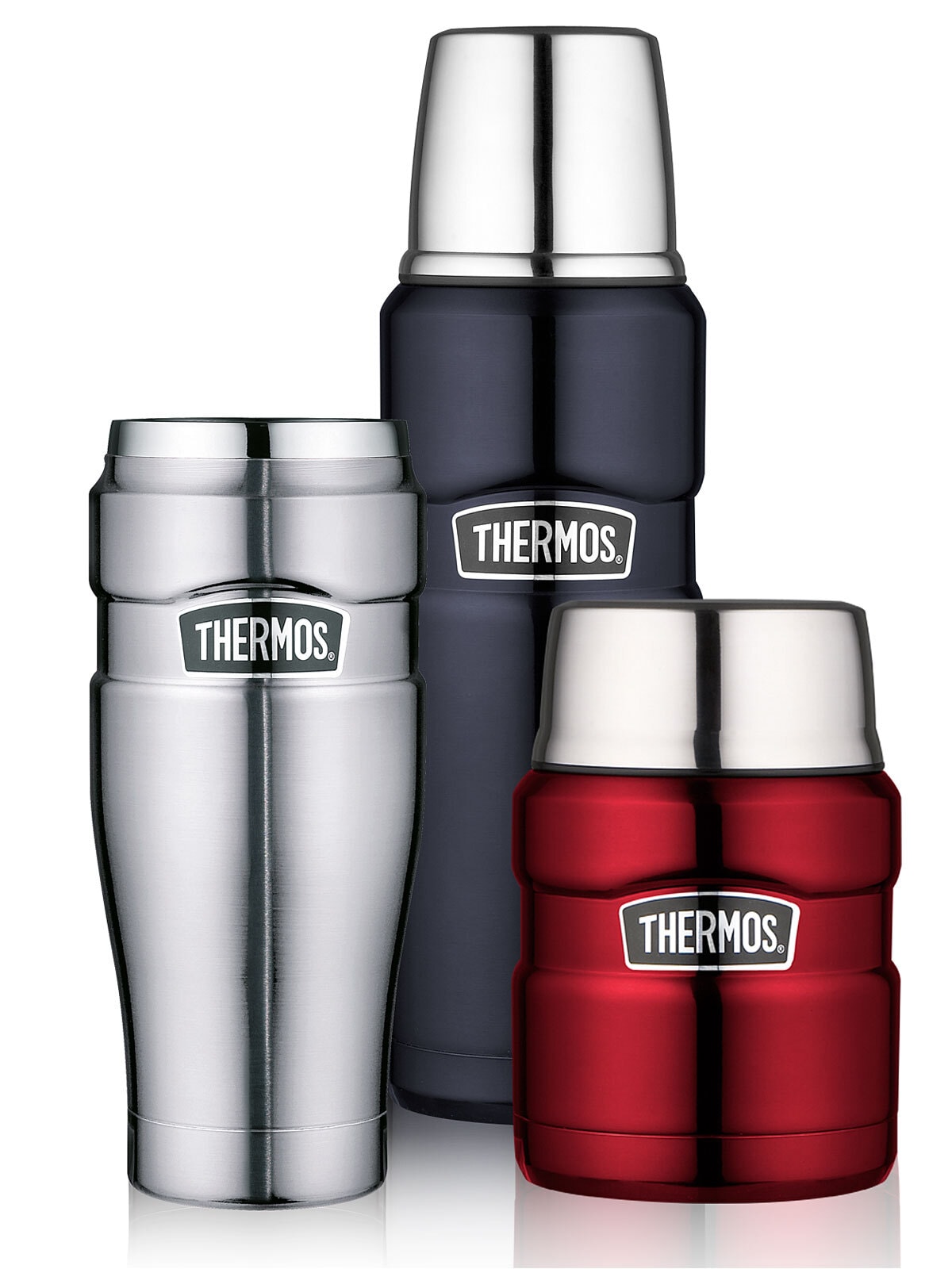 THERMOS Thermobecher STAINLESS KING 470 ml Cranberry Rot