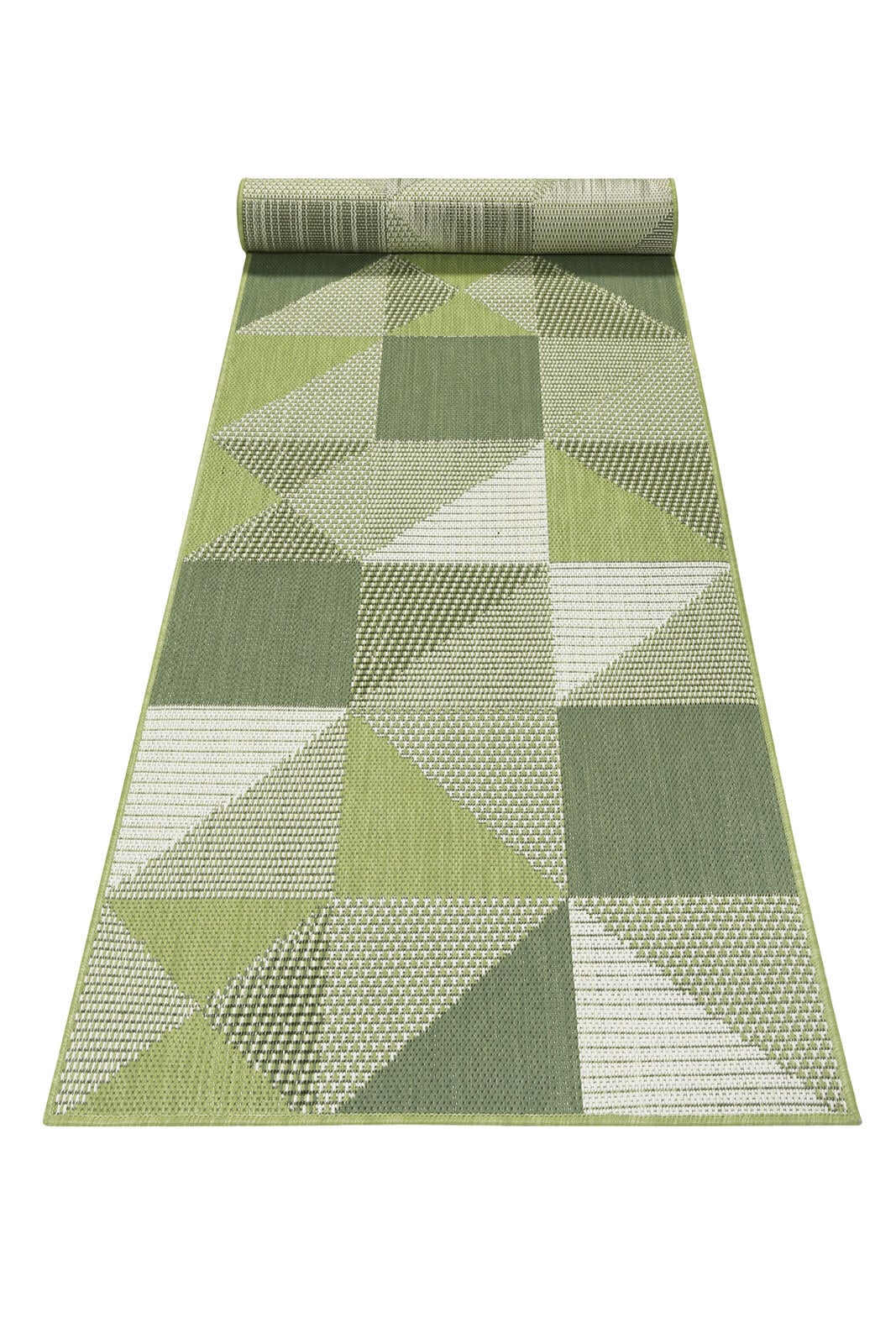 Outdoorteppich TULUM 80 x 300 cm grün