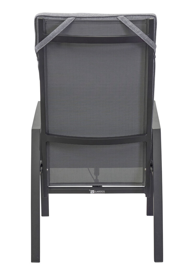 Garden FLAIR Garten Positionsstuhl LENNOX 2er Set grau