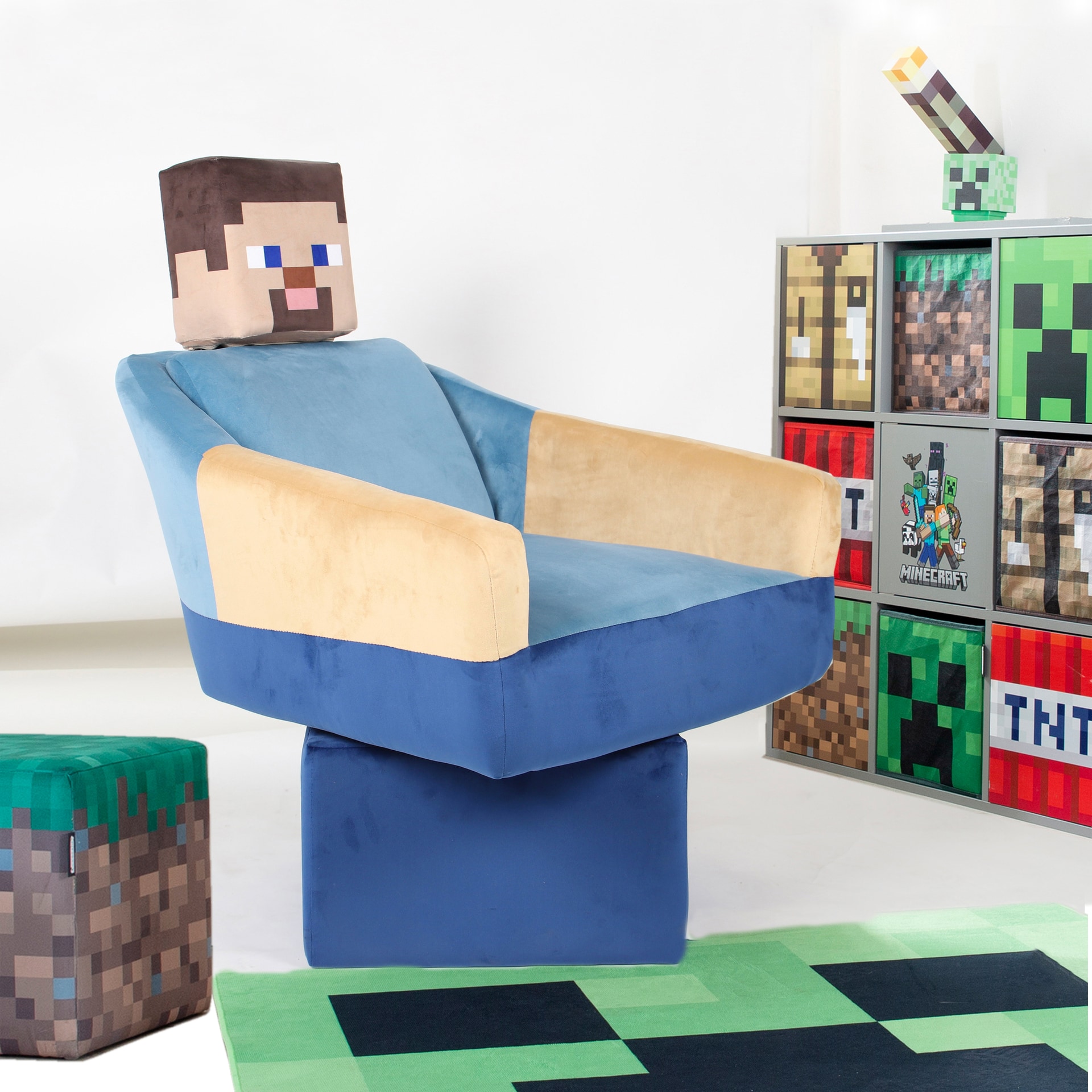 Drehsessel Alex MINECRAFT blau