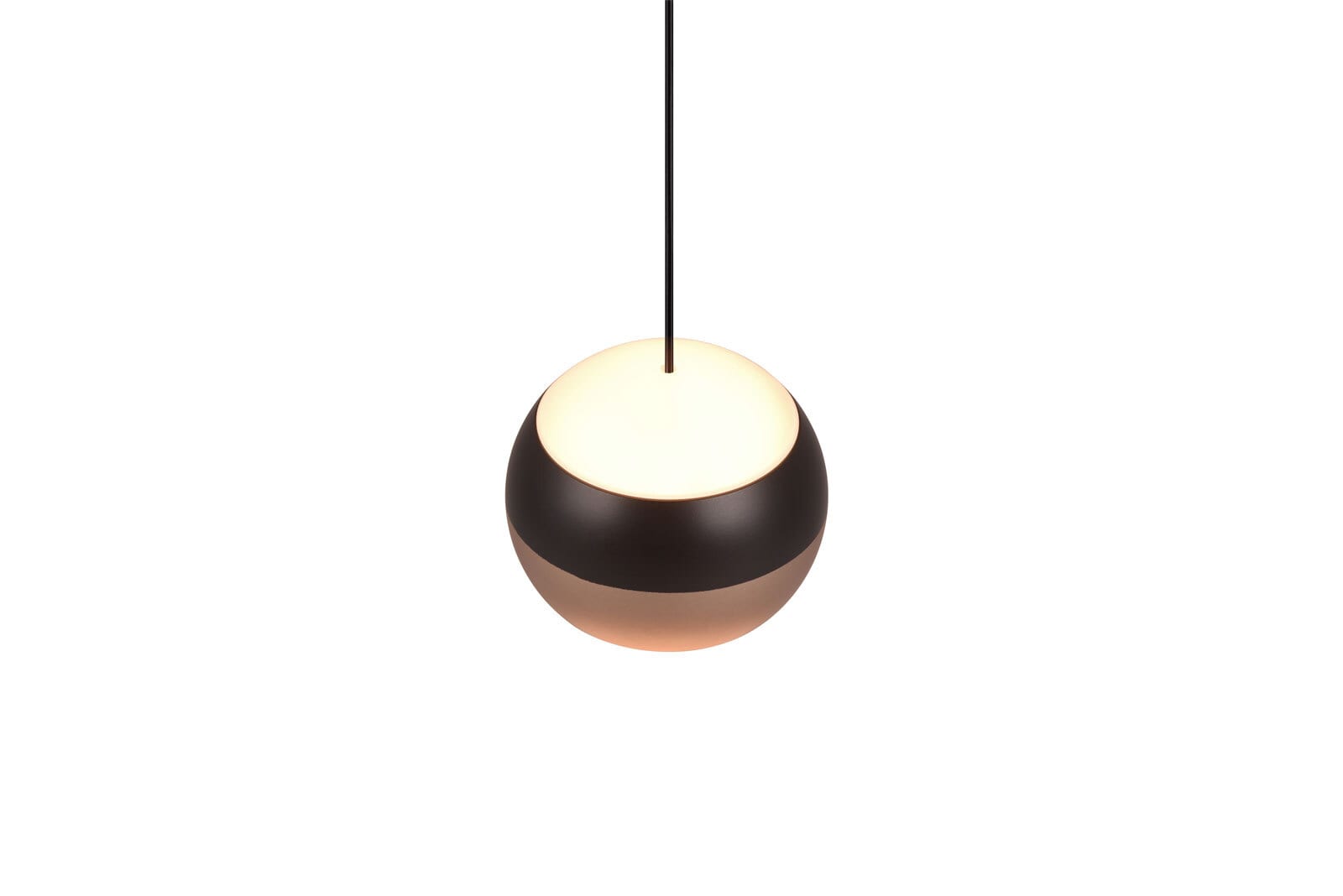 TRIO LED Pendelleuchte TRS ORBIT 15 cm schwarz /coffee