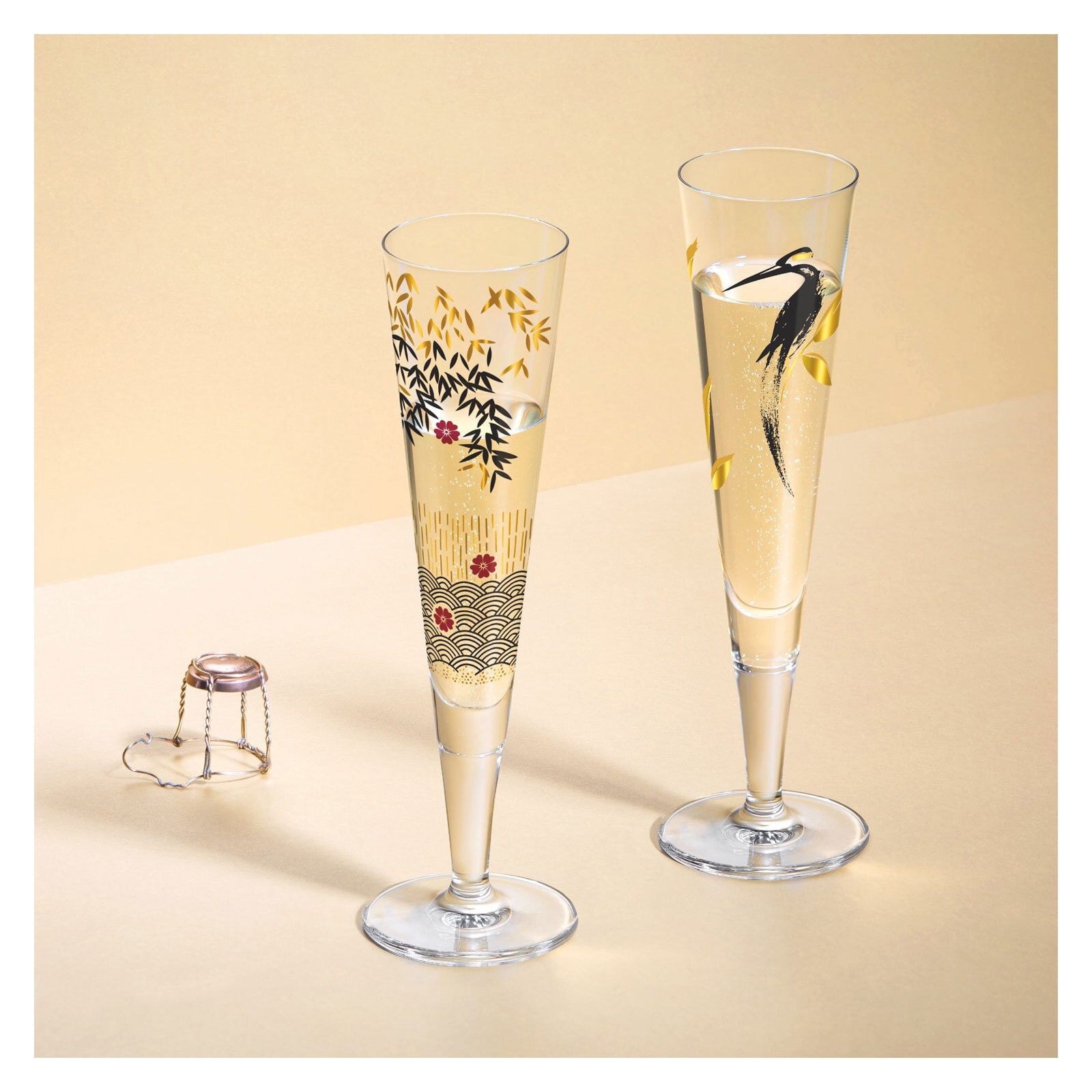 RITZENHOFF Champagnerglas GOLDNACHT A. ARNOLT