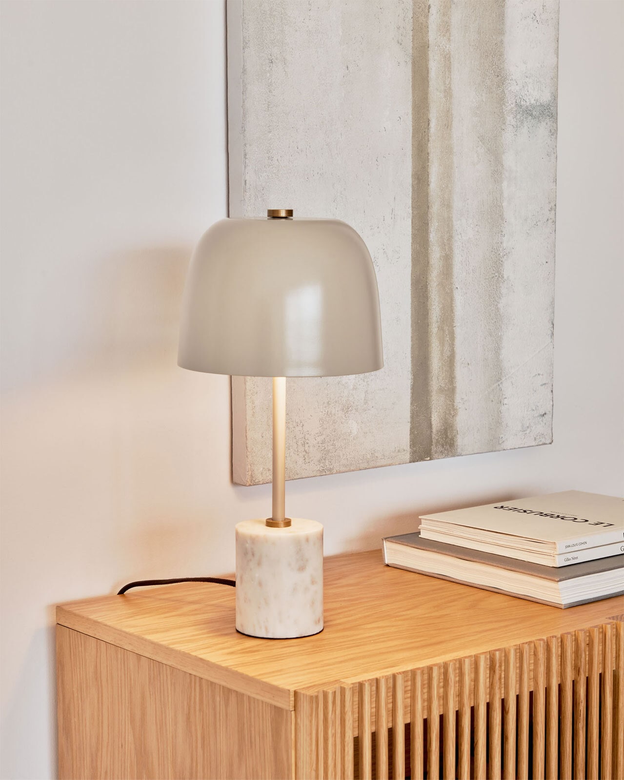 Kave Home Retrofit Tischlampe ALISH beige