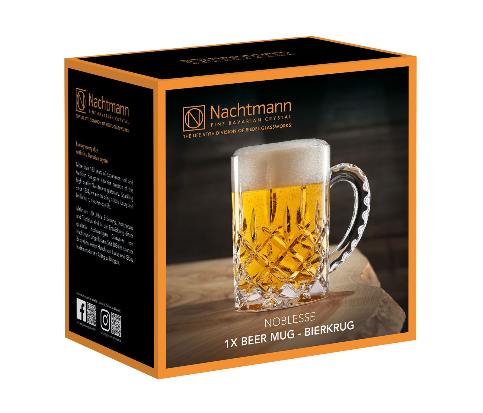 Nachtmann Bierglas NOBLESSE 4er Set - je 600 ml