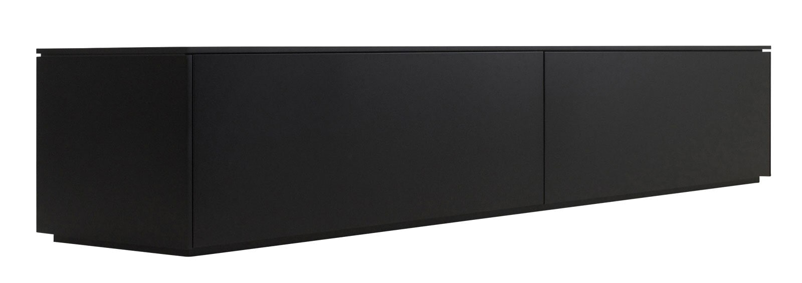 Lowboard BONO 220 x 42 cm schwarz