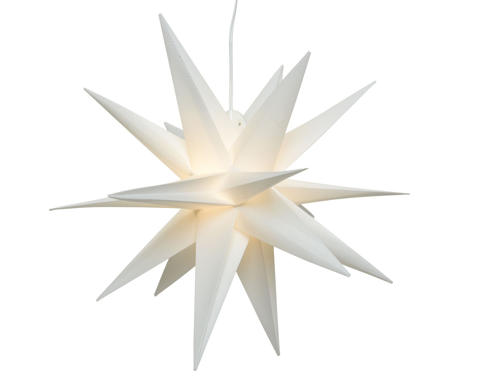 Außen LED Lichtobjekt Weihnachtsstern STAR 3D WW 60 cm weiß