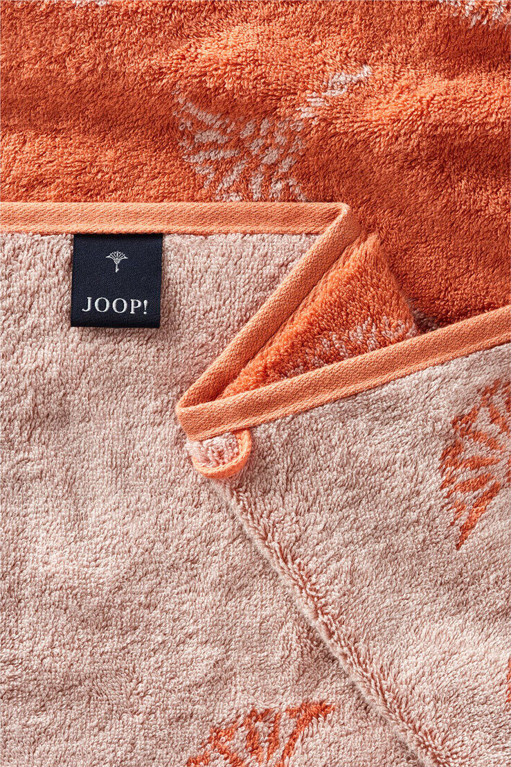 JOOP! Gästehandtuch MOVE FADED CORNFLOWER 30 x 50 cm apricot