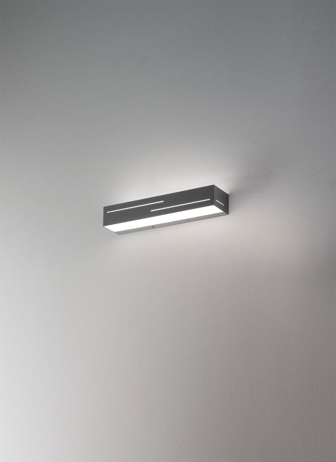 FABAS LUCE LED Wandleuchte BANNY 31 cm anthrazit