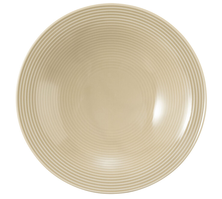 Seltmann Weiden Suppenteller BEAT COLOR GLAZE 6er Set sandbeige