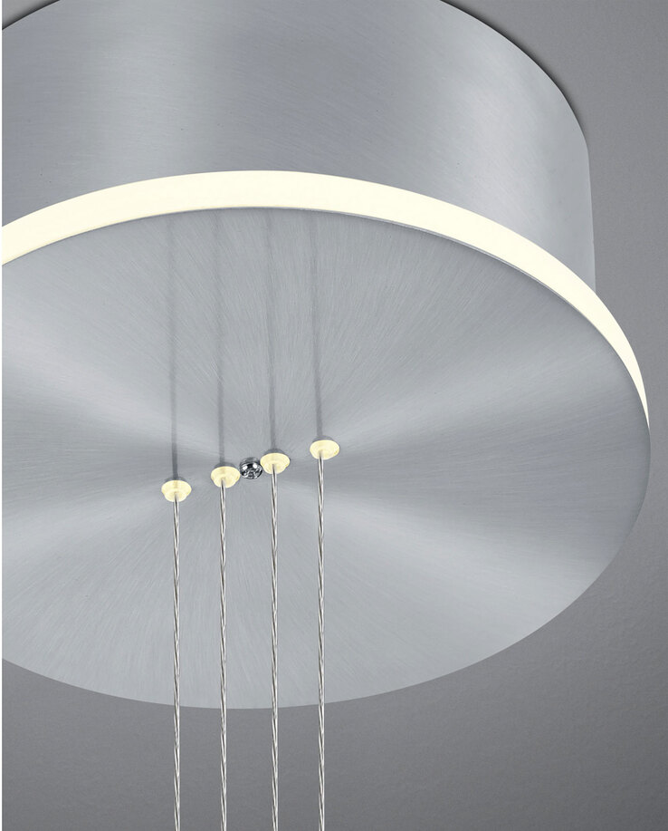 HELL LED Pendelleuchte SAM 13 cm nickelfarbig