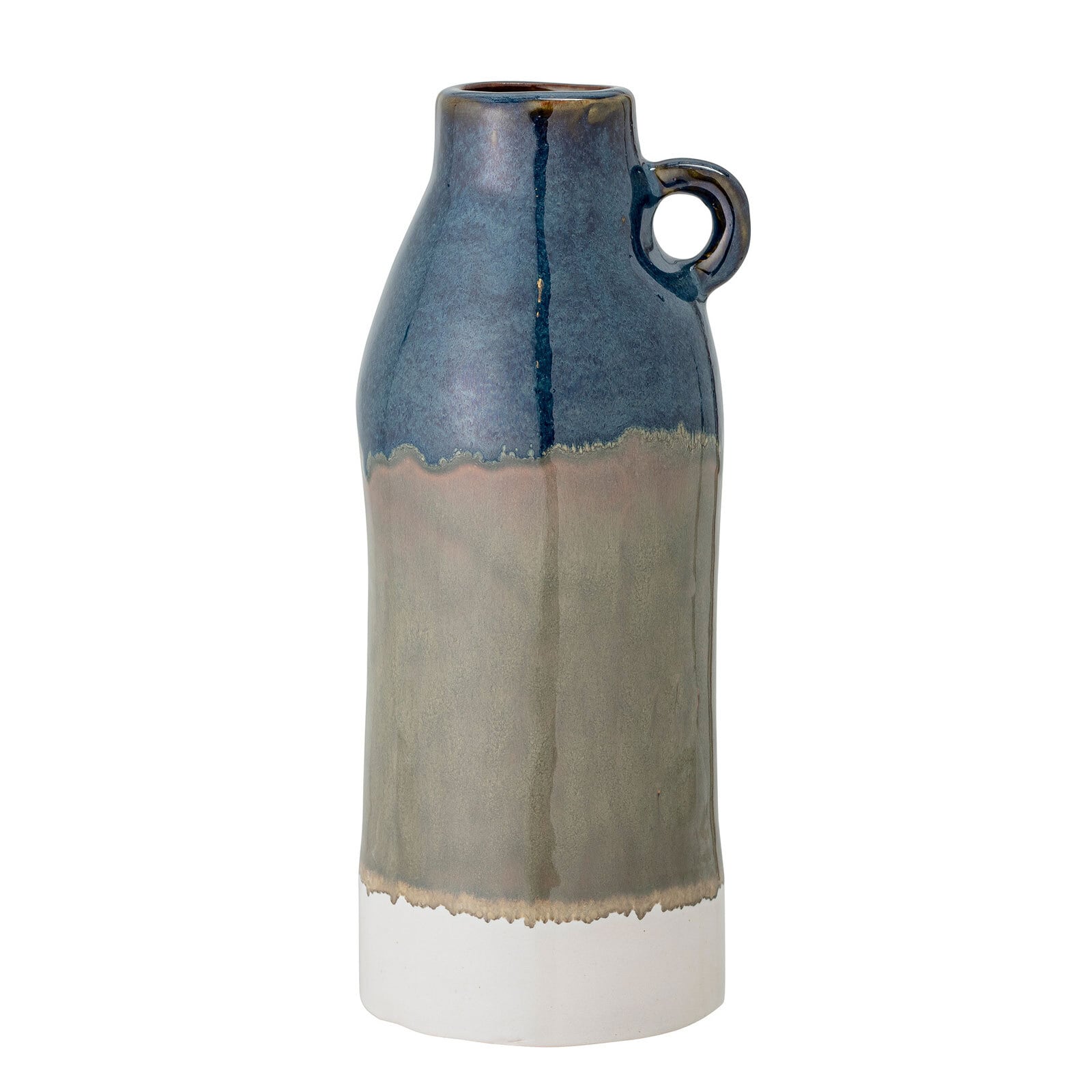 Bloomingville Vase KAR 26 cm blau /grau