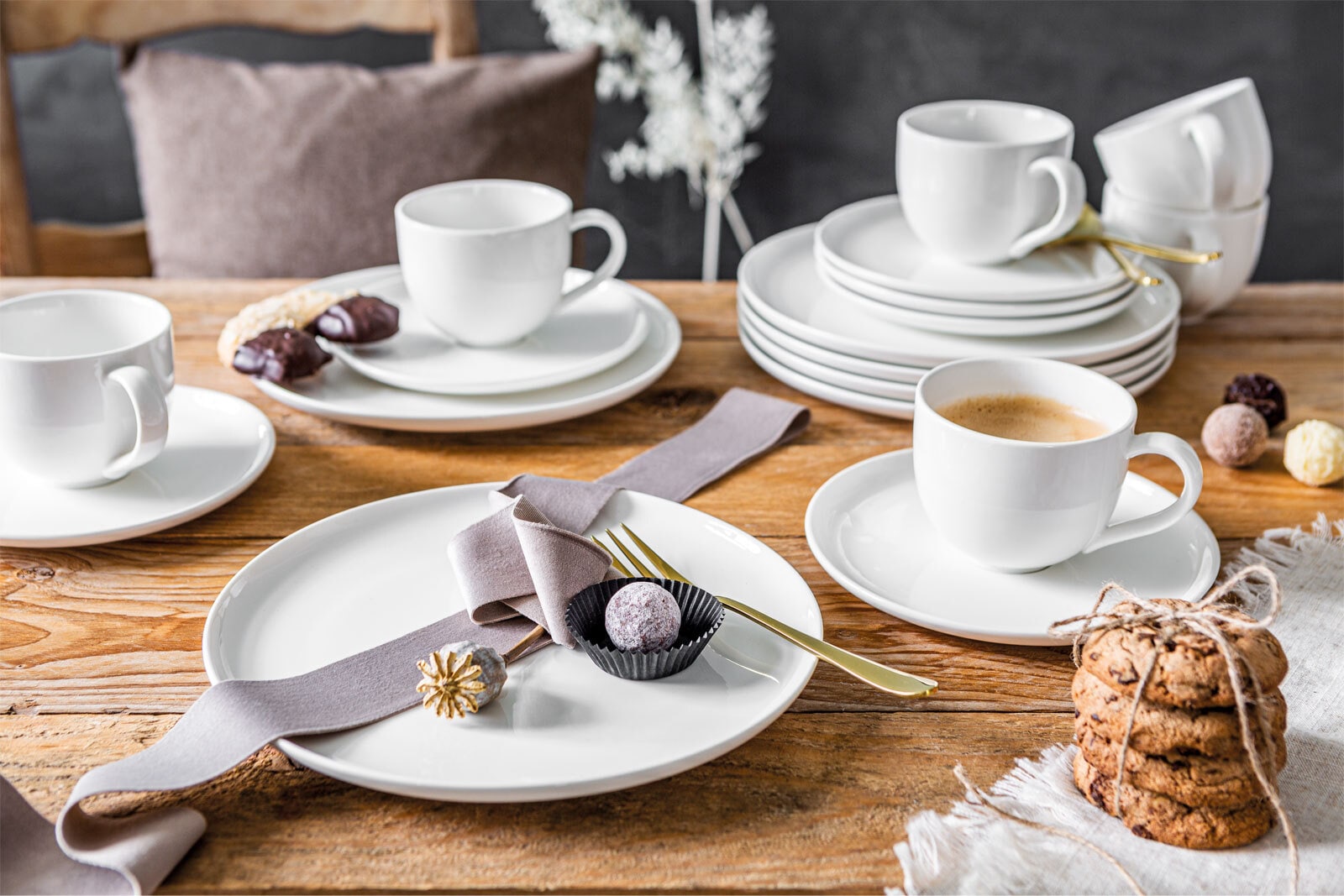 Ritzenhoff & Breker Kaffeetasse SKAGEN 6er Set weiß