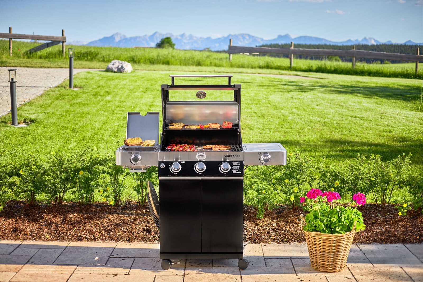 RÖSLE Gasgrill VIDERO G3-S Vario+ schwarz