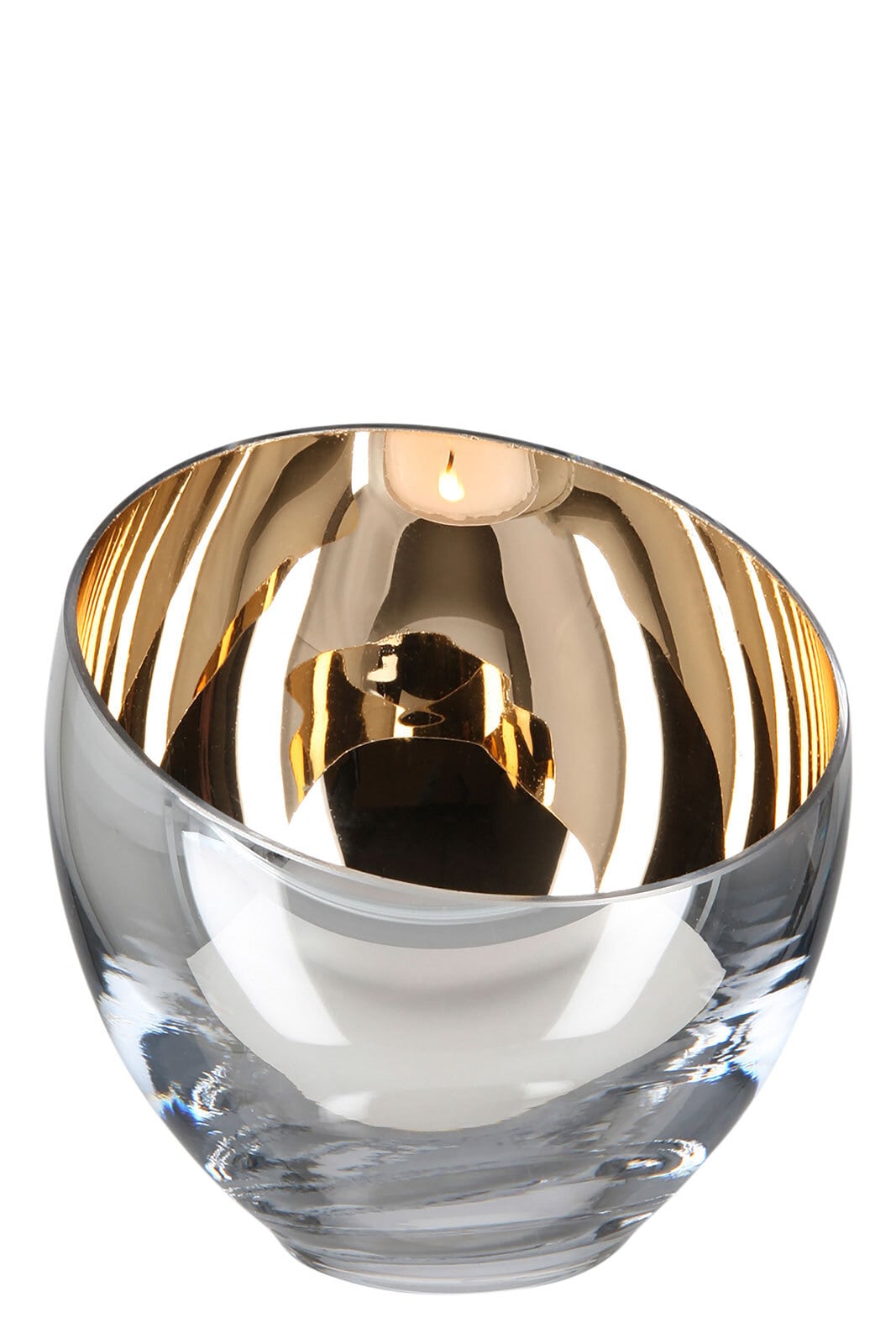 Fink Teelichthalter CANDY 11 cm champagnerfarbig 