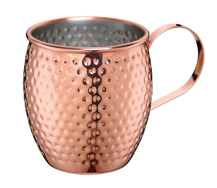 cilio Becher MOSCOW MULE 500 ml kupferfarbig Hammerschlag
