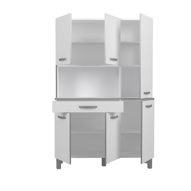 Parisot Buffet Schrank SEASON 120 x 185 x 40 cm weiß