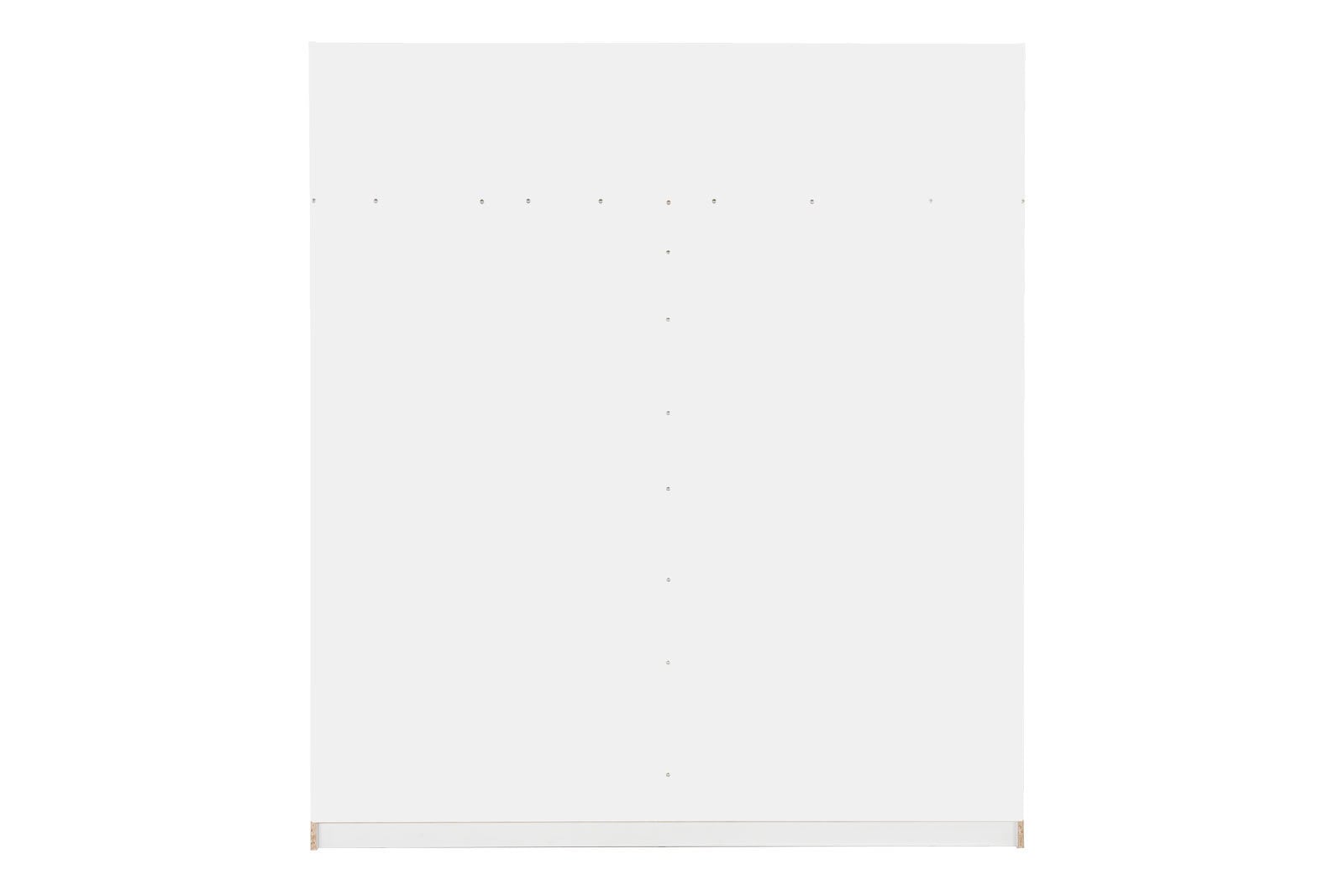 Schwebetürenschrank CHANCE 170 x 195 x 59 cm Nachbildung weiß 