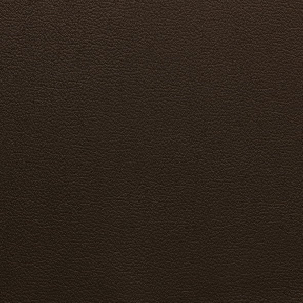 Ecksofa COTTA 238 x 273 cm mit Schlaffunktion rechts Lederbezug dunkelbraun