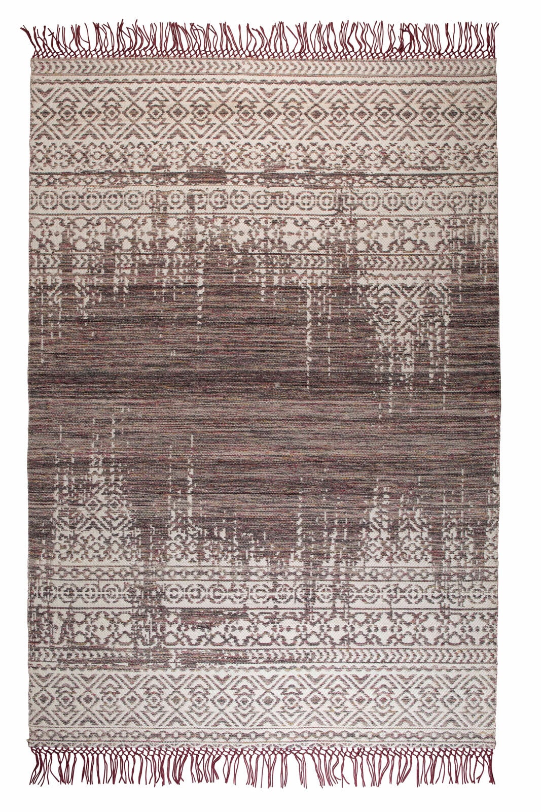 Teppich LIV 200 x 300 cm klassisch braun /rot 