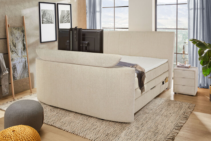 Boxspringbett BEL AIR 180 x 200 cm beige