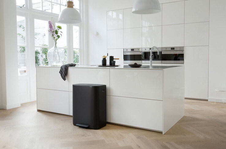 brabantia Treteimer BO 60 Liter matt black