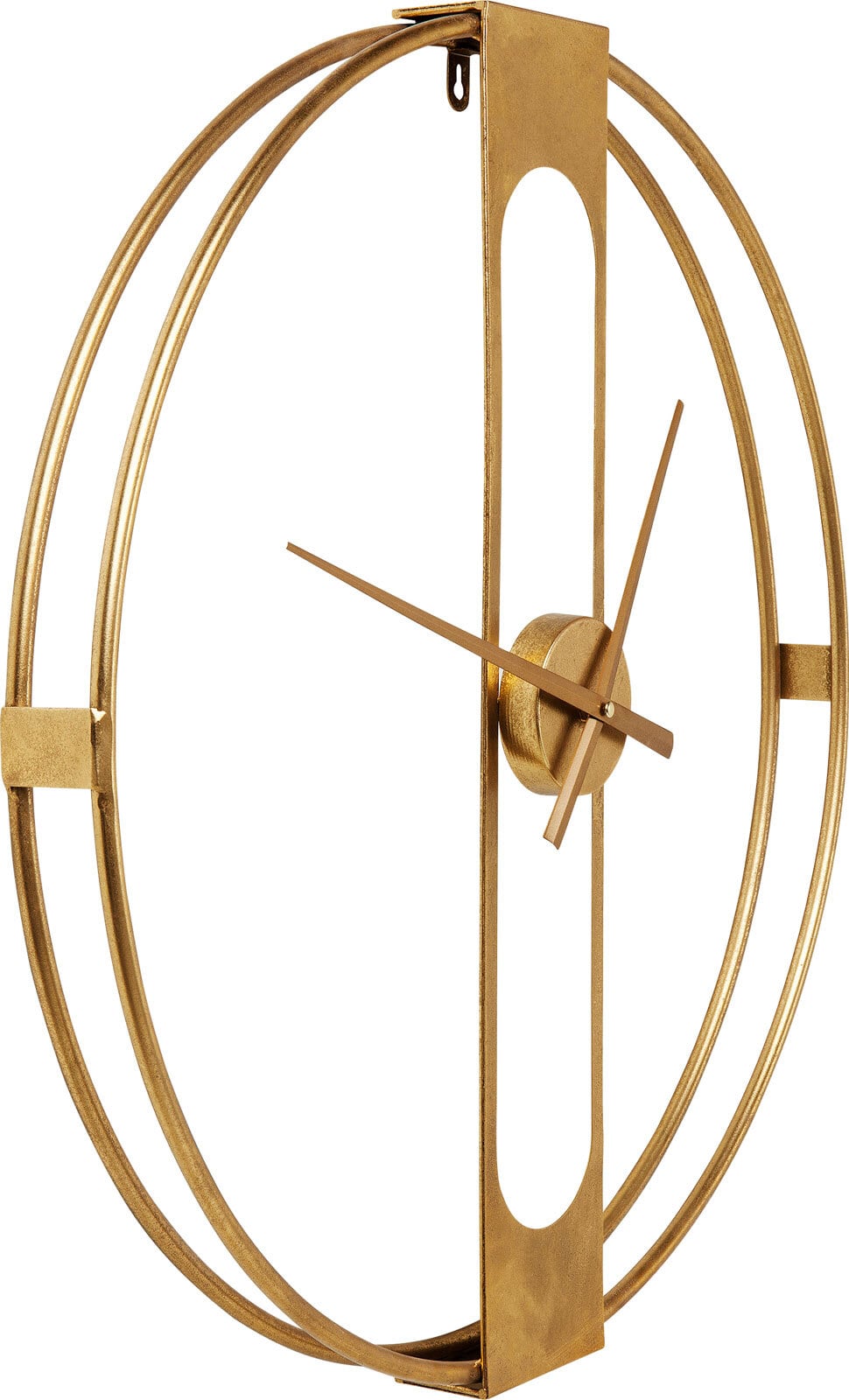 KARE DESIGN Wanduhr CLIP goldfarbig