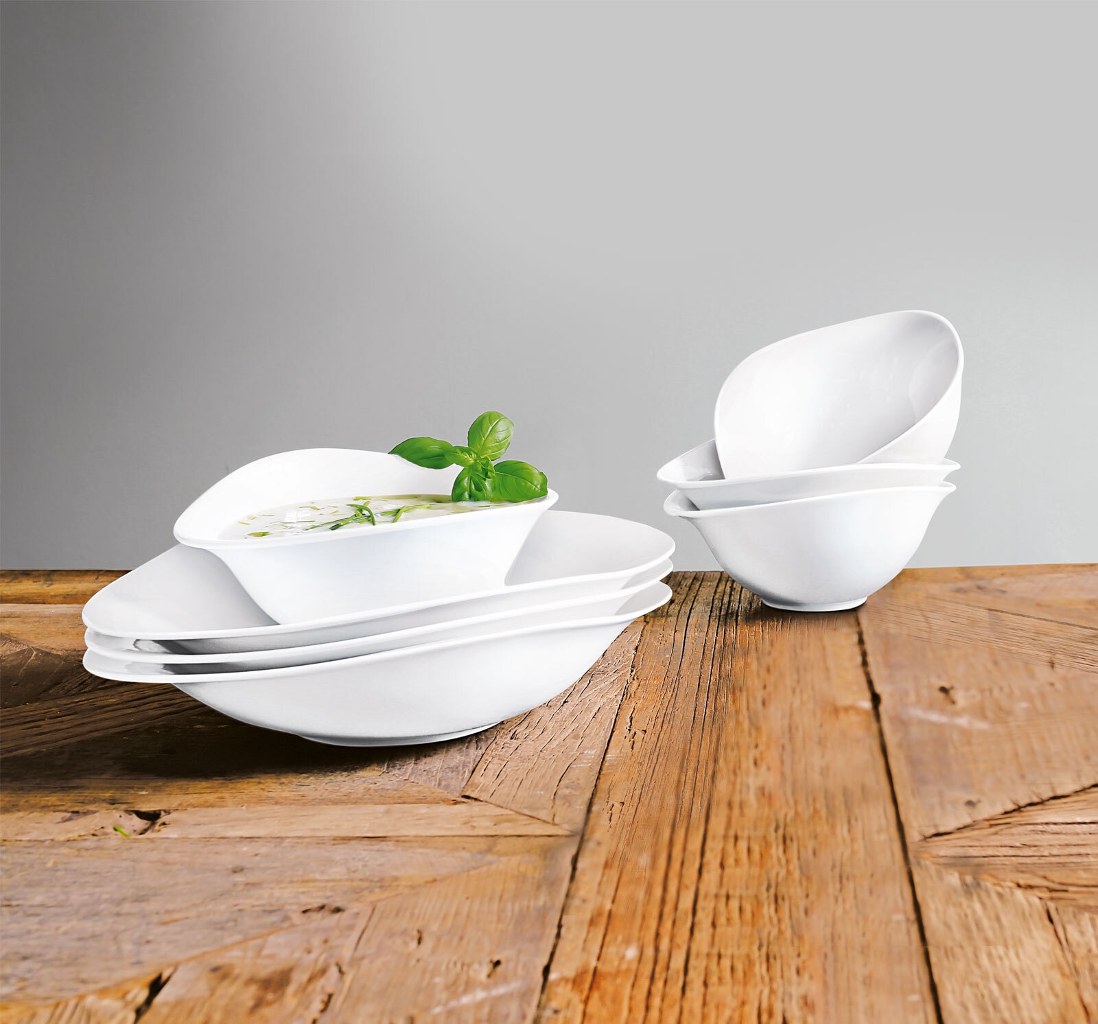 Villeroy & Boch Suppenschale VAPIANO 2er Set weiß