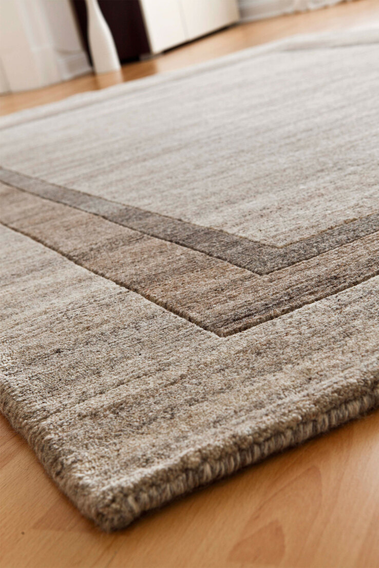 LUXOR living Schurwollteppich KUMARI 250 x 300 cm beige