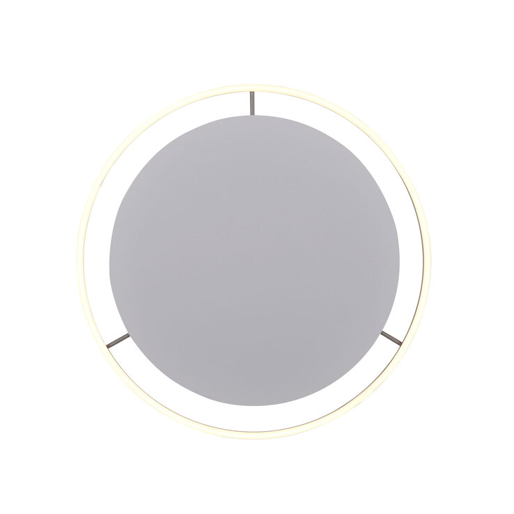 JUST LIGHT LED Deckenlampe RITUS 58 cm alufarbig
